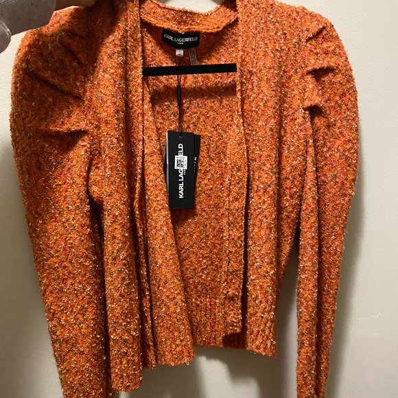 Karl Lagerfeld Orange sweater - Picture 2 of 2